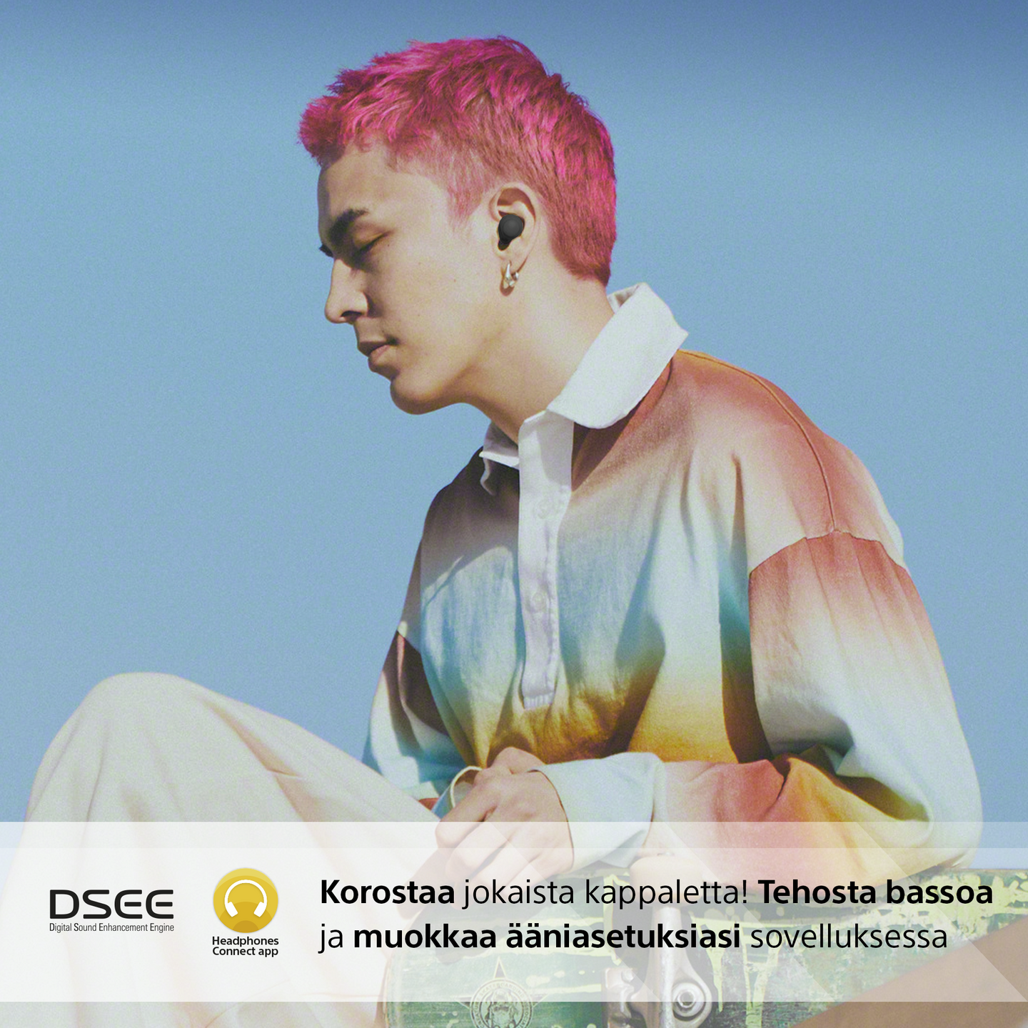 Sony WF-C700N -langattomat vastamelunappikuulokkeet, musta