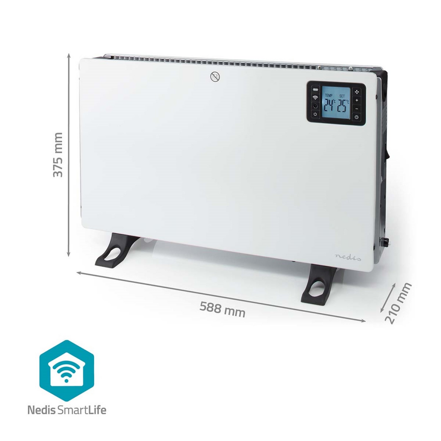 Nedis SmartLife HTCO50WTW -konvektiolämmitin