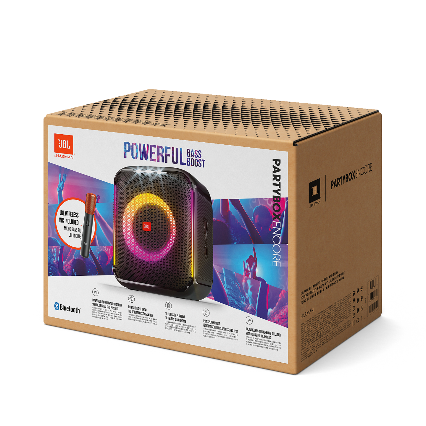 JBL PartyBox Encore -Bluetooth-kaiutin + mikrofoni