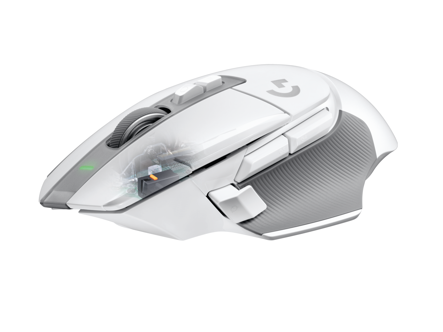 Logitech G502 X Lightspeed -langaton pelihiiri, valkoinen