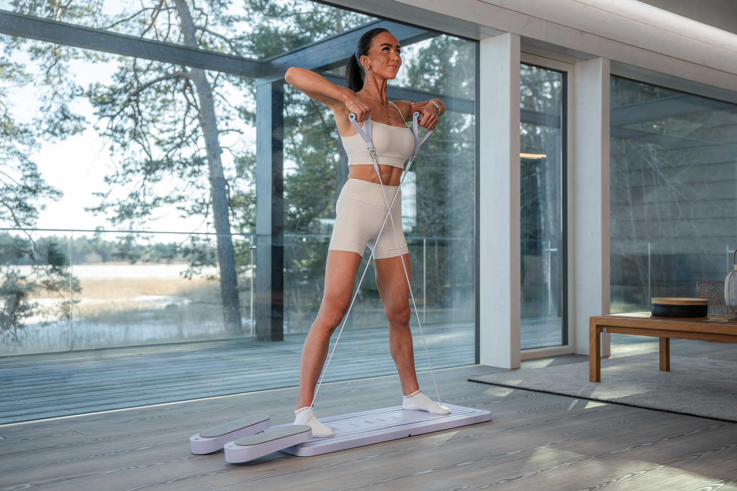 Gymstick pilateslauta lila