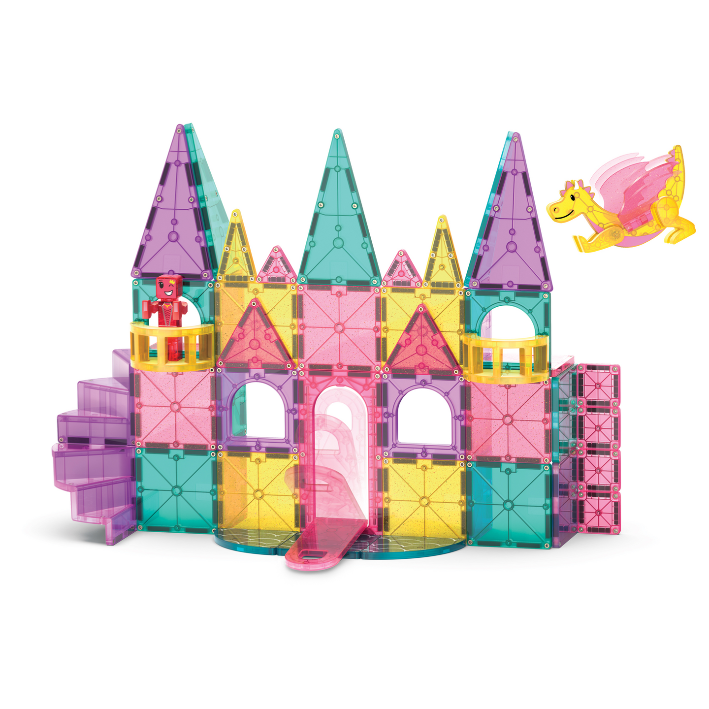 MAGNA-TILES Castle Deluxe -magneettirak.sarja, 48 osaa