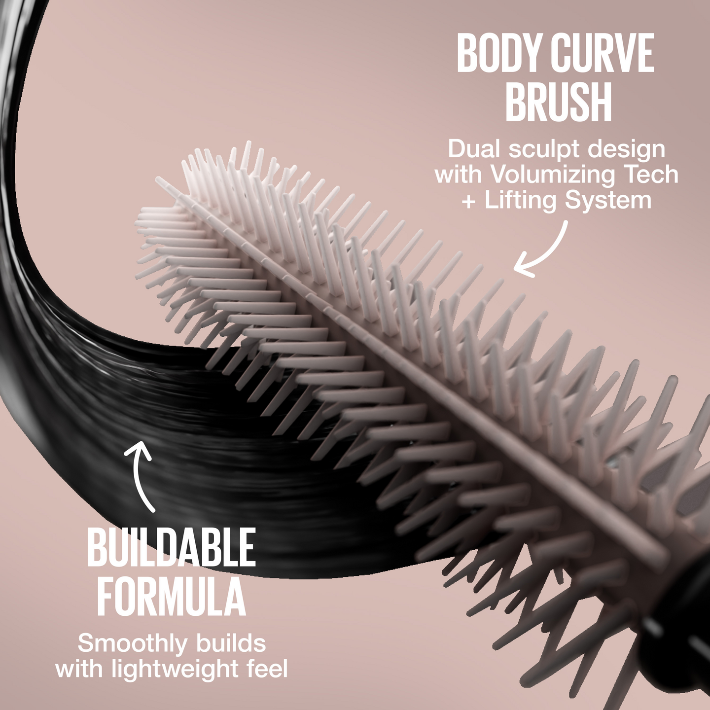Maybelline New York Lash Sensational Body Vedenkestävä maskara Very Black