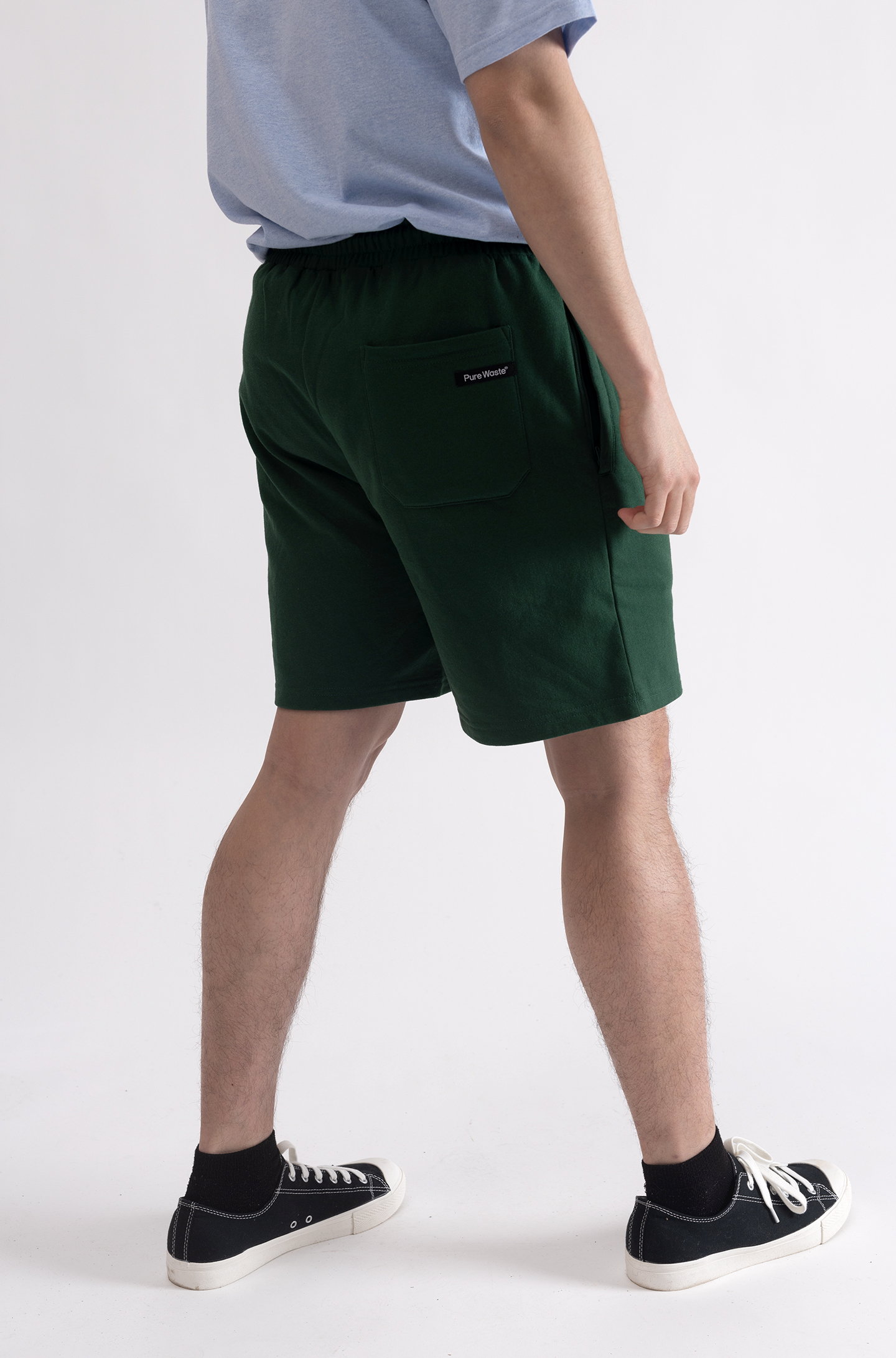 Pure Waste miesten shortsit vetoketjutaskuilla