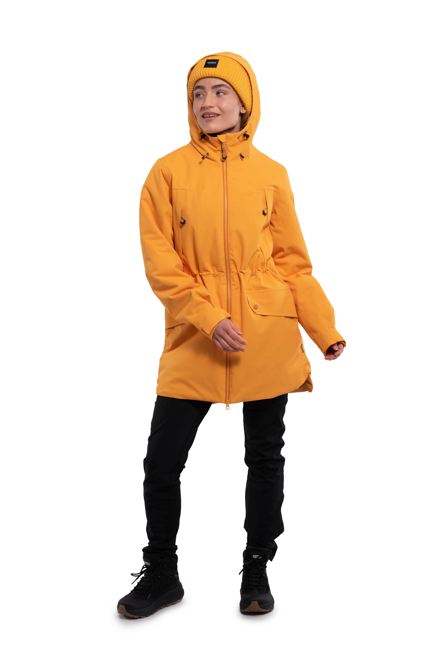 Icepeak Minier naisten takki keltainen