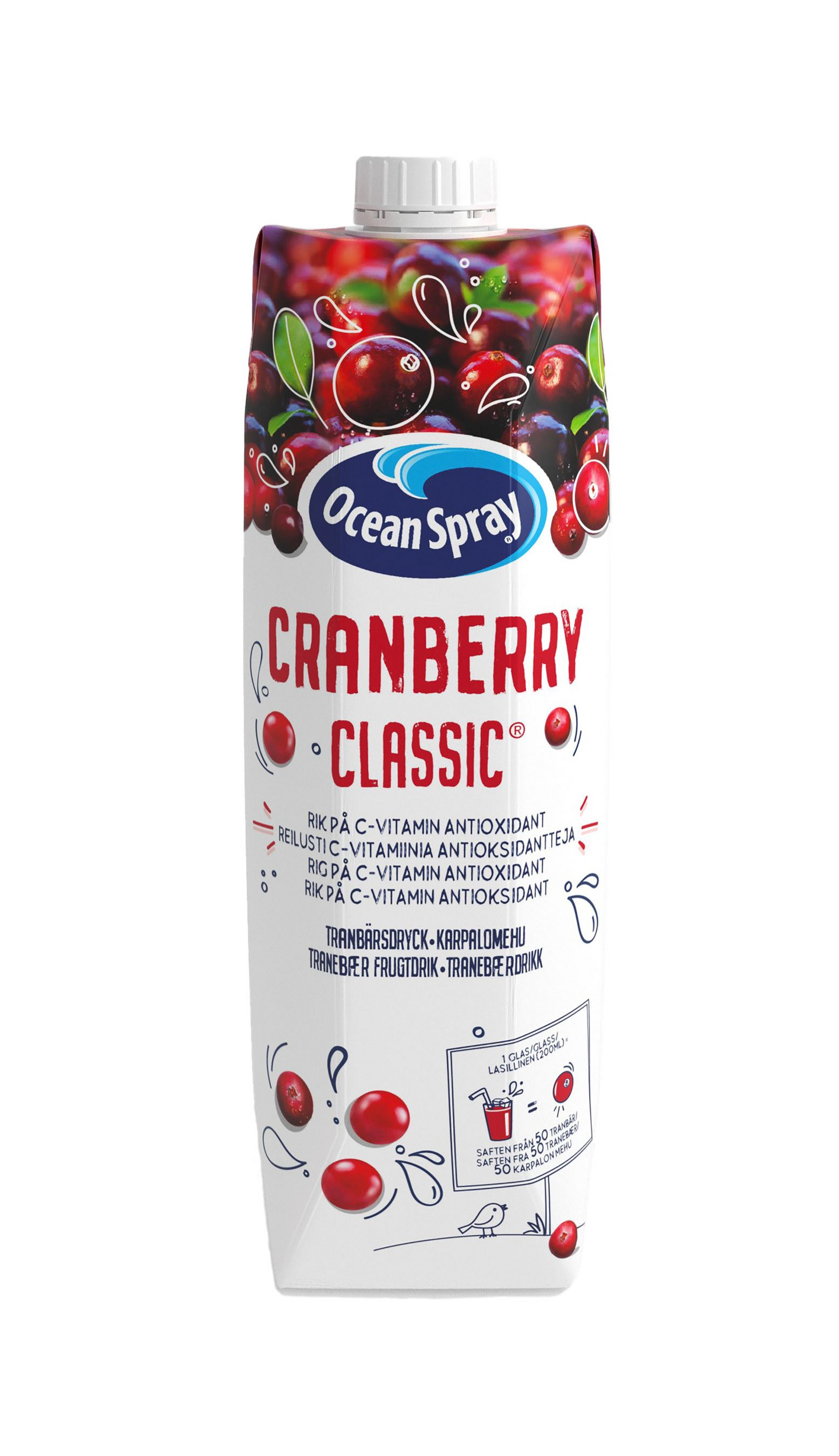 Ocean Spray karpalomehu 120x1L QPA