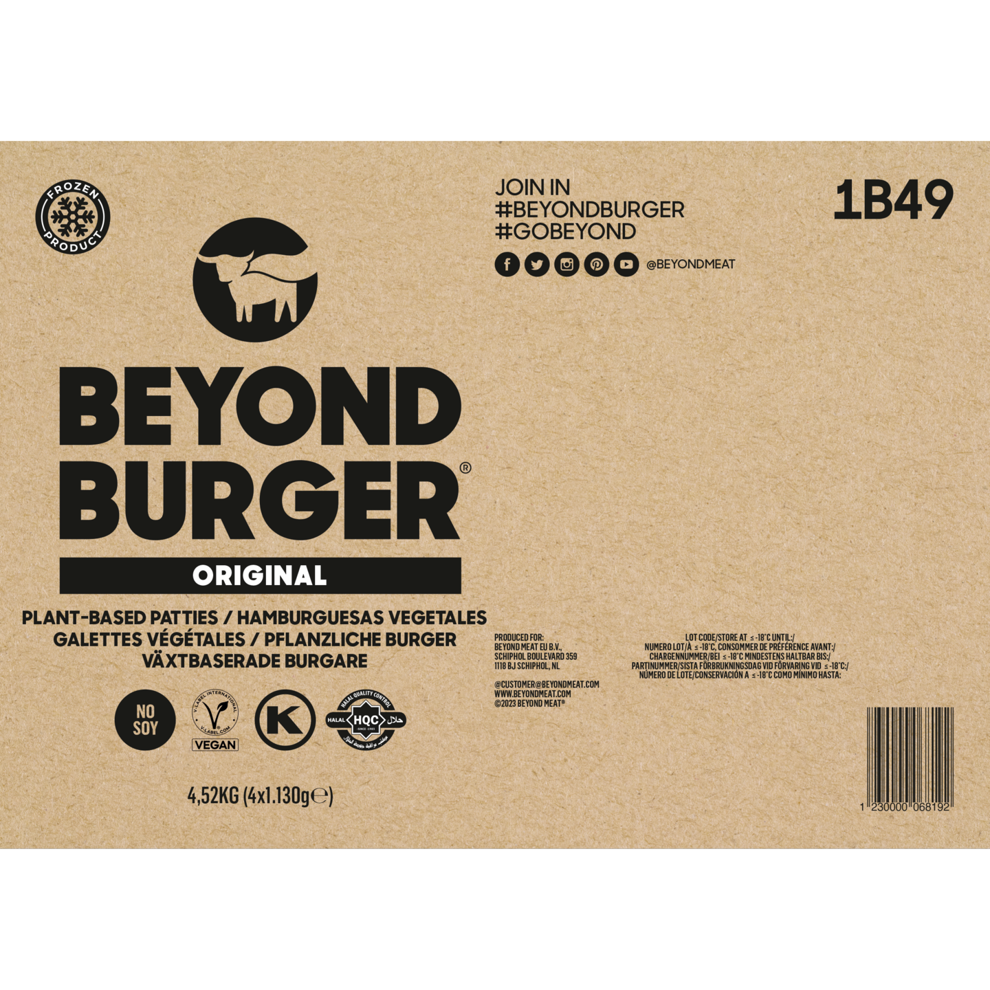 The Beyond Burger pihvi 40x113g raaka pakaste