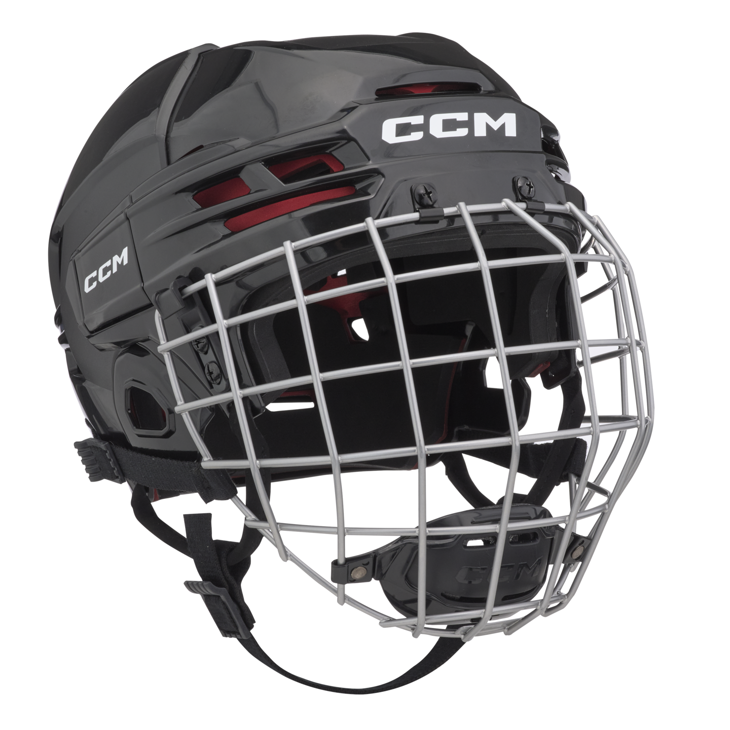 CCM HTC70 kypärä+kasvosuoja SR must M