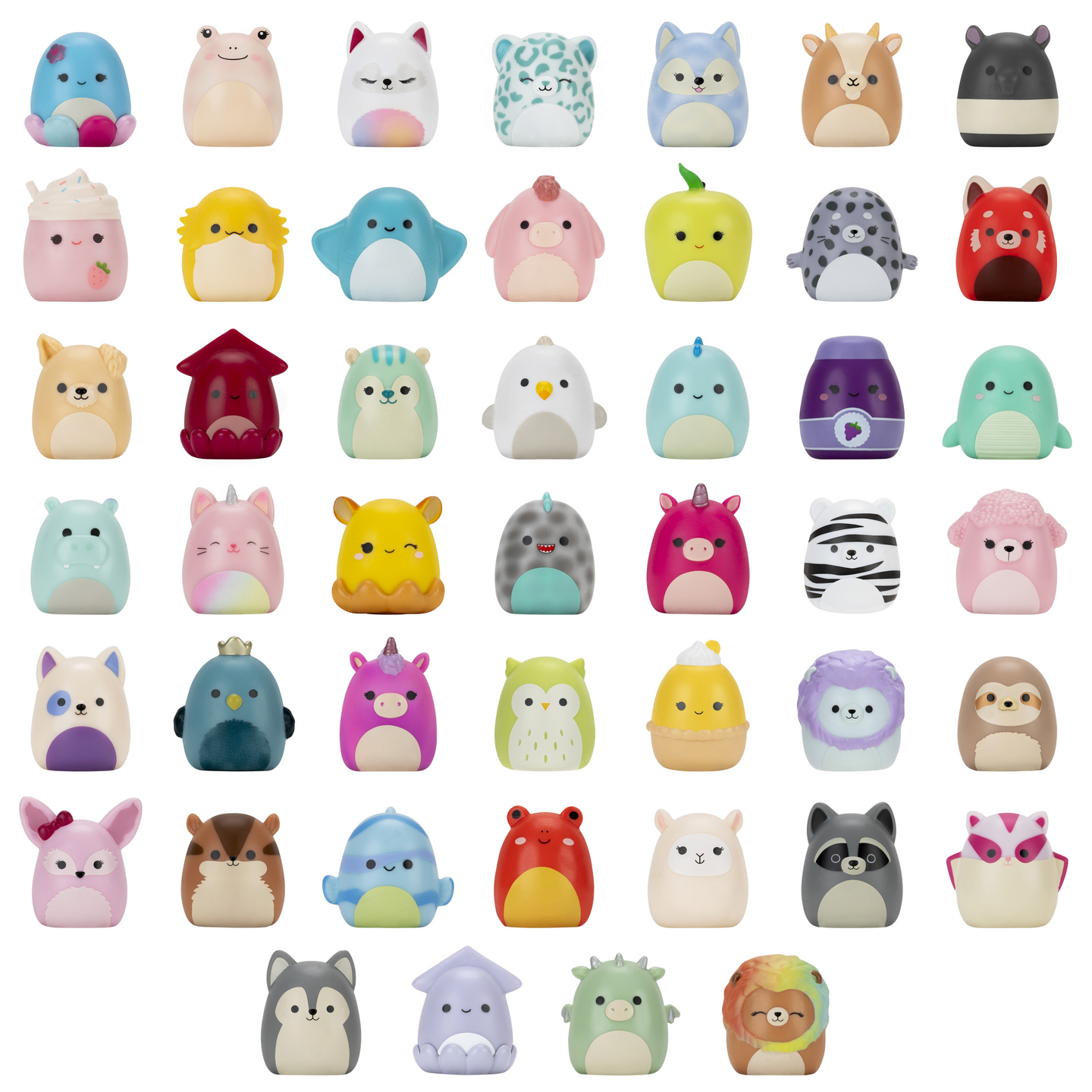 Squish-a-longs 2,5 cm yllätyshahmo 2 kpl