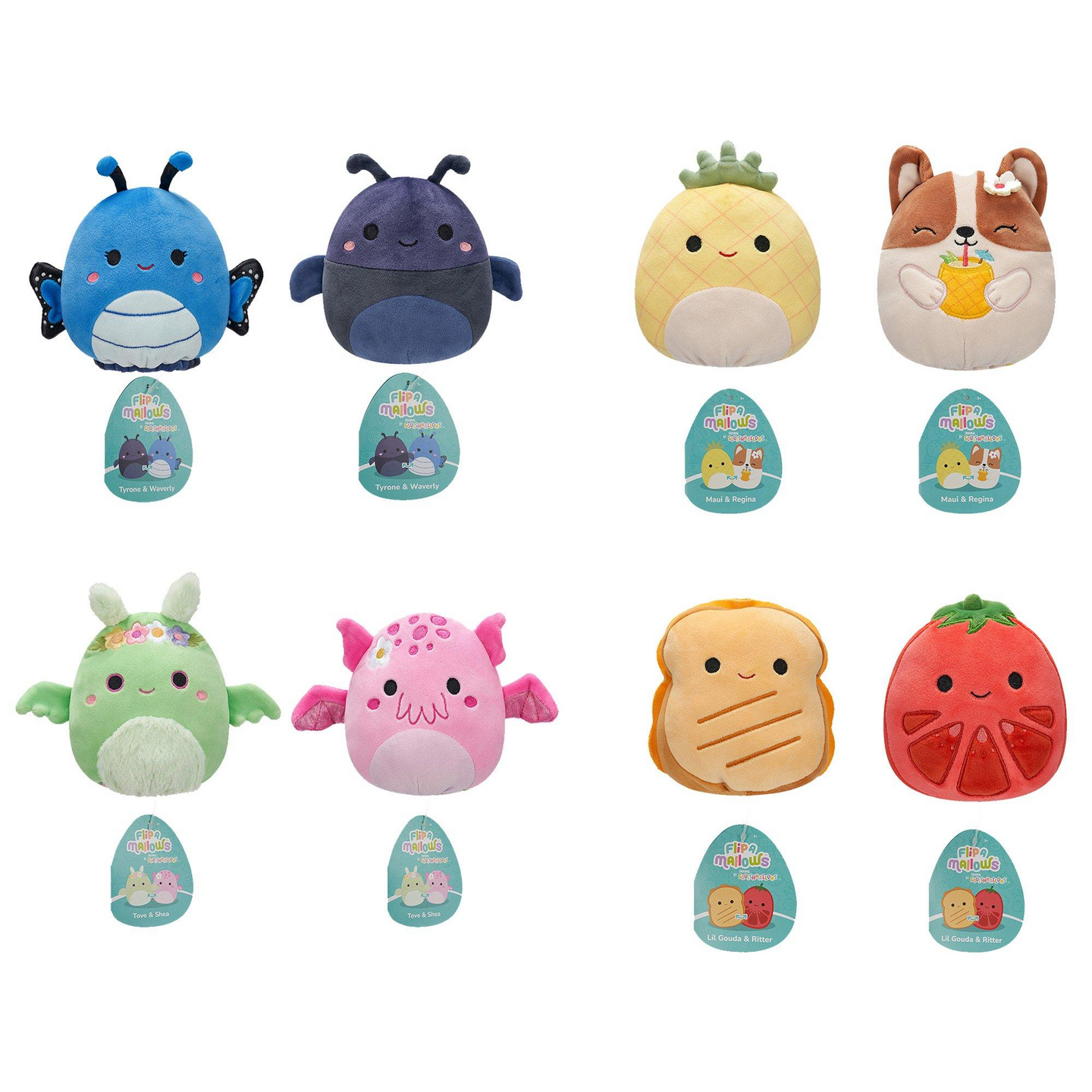 Squishmallows 13 cm P22 Flip A Mal pehmo