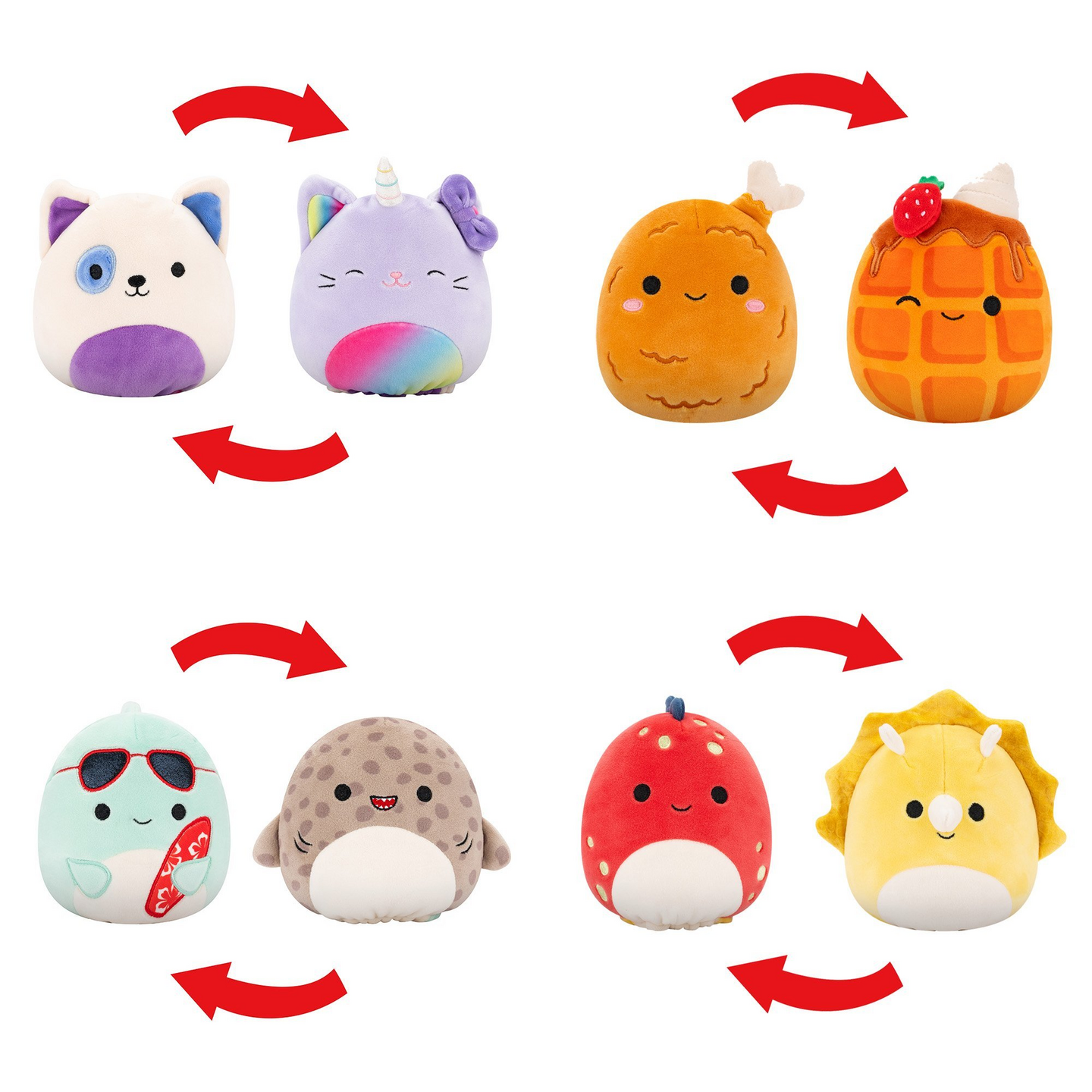 Squishmallows 13 cm P23 Flip A Mal pehmo
