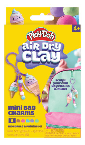Play-Doh ilmakuivuvasavi jäätelökoristeet