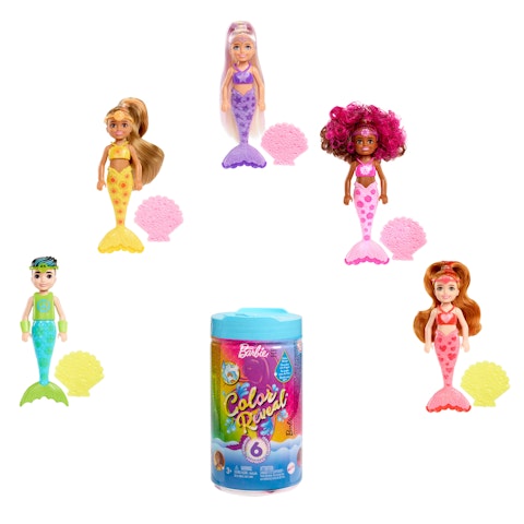 Barbie Color Reveal Mermaid Chelsea