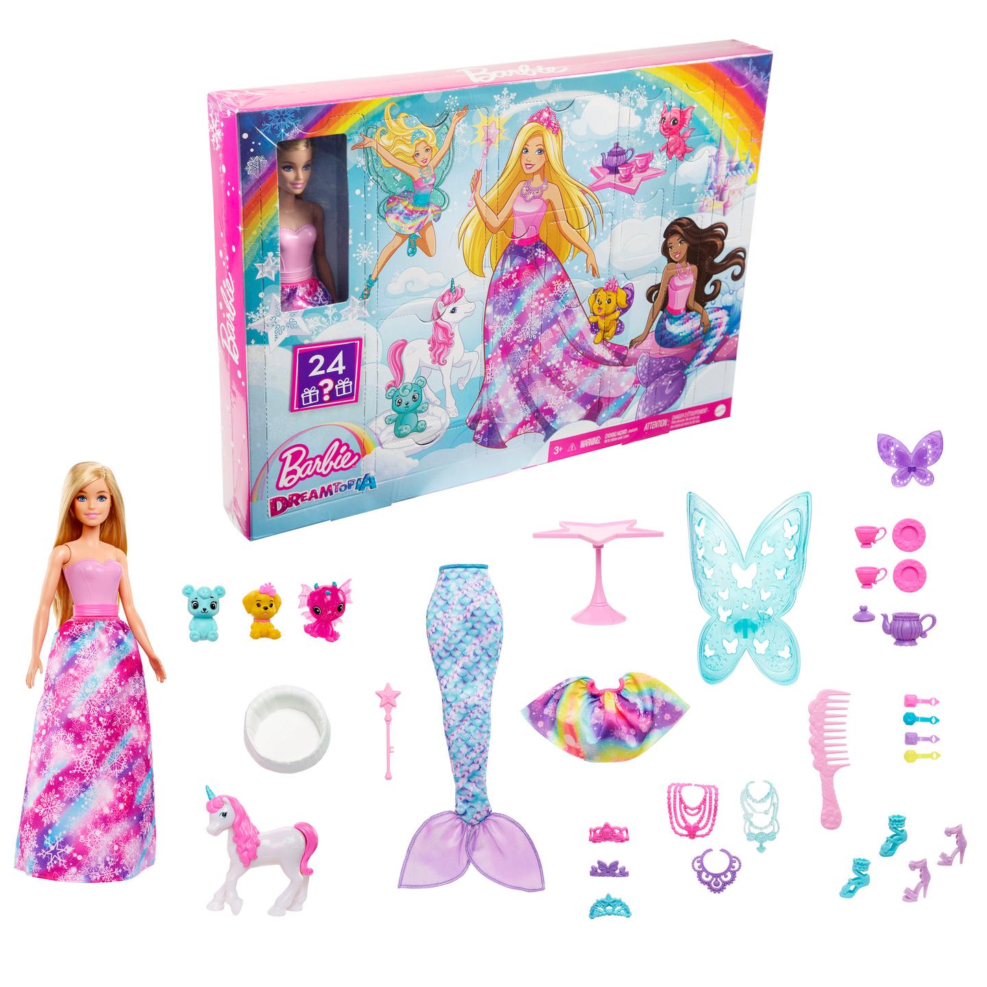 Barbie Fairytale Advent Calendar 2022 KRuoka Verkkokauppa