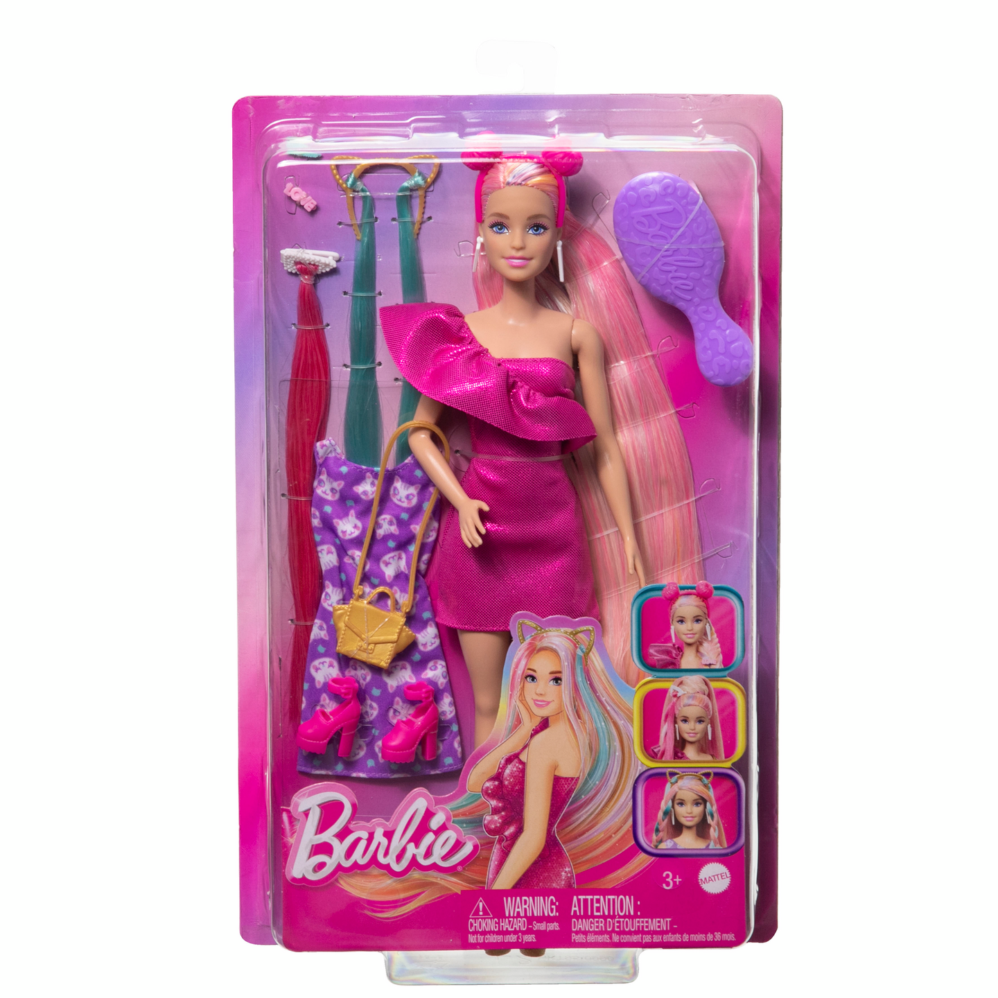 Barbie Totally Hair Doll 2.0 -muotinukke | K-Ruoka Verkkokauppa