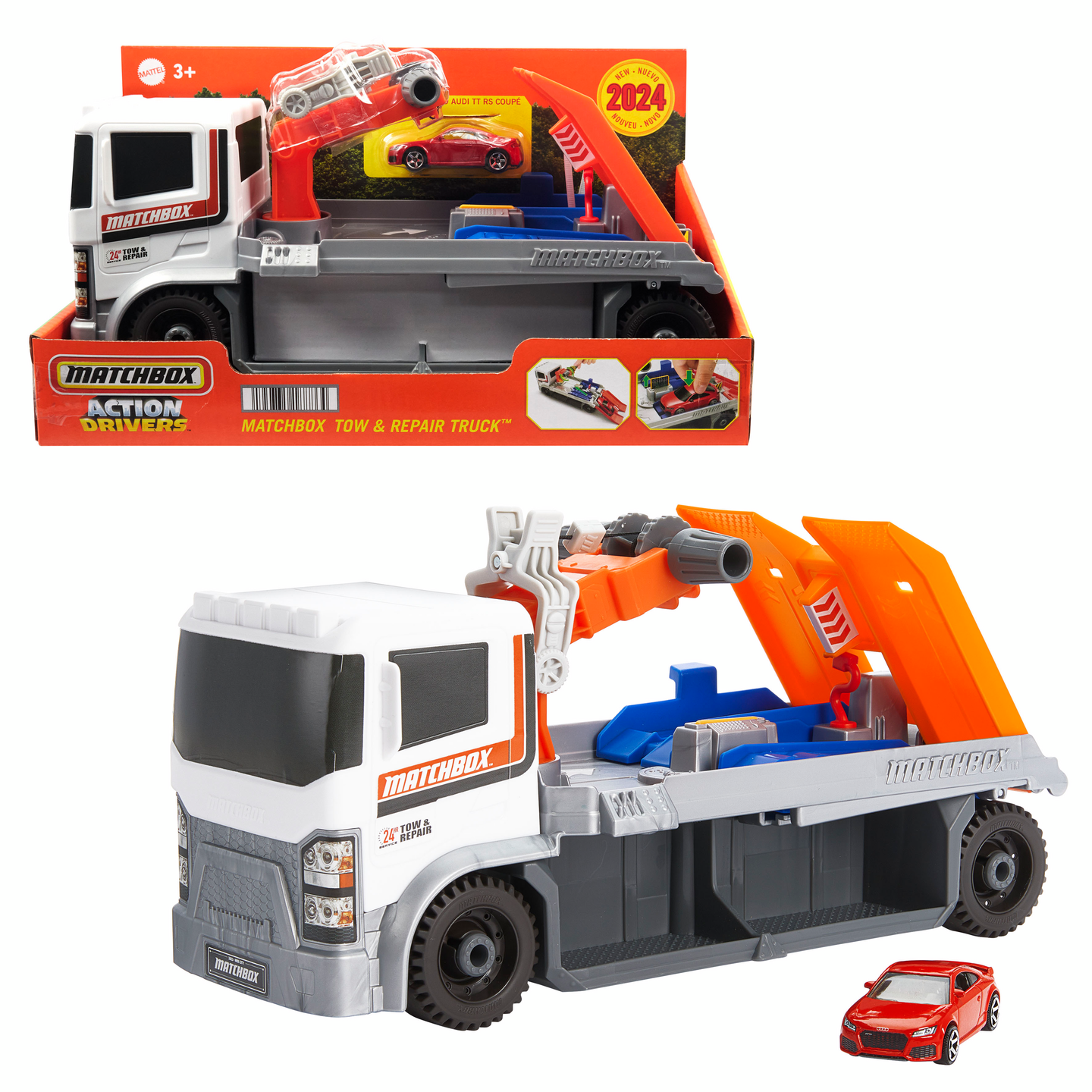Matchbox Action Drivers Tow & Repais -hinausauto