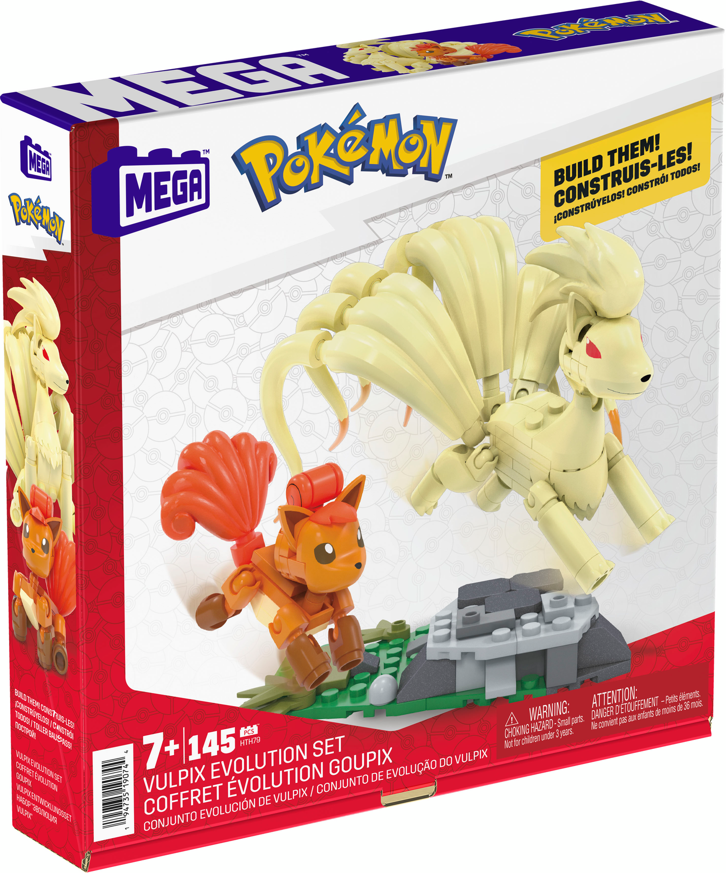 MEGA Pokémon Vulpix Evolution -rakennussetti