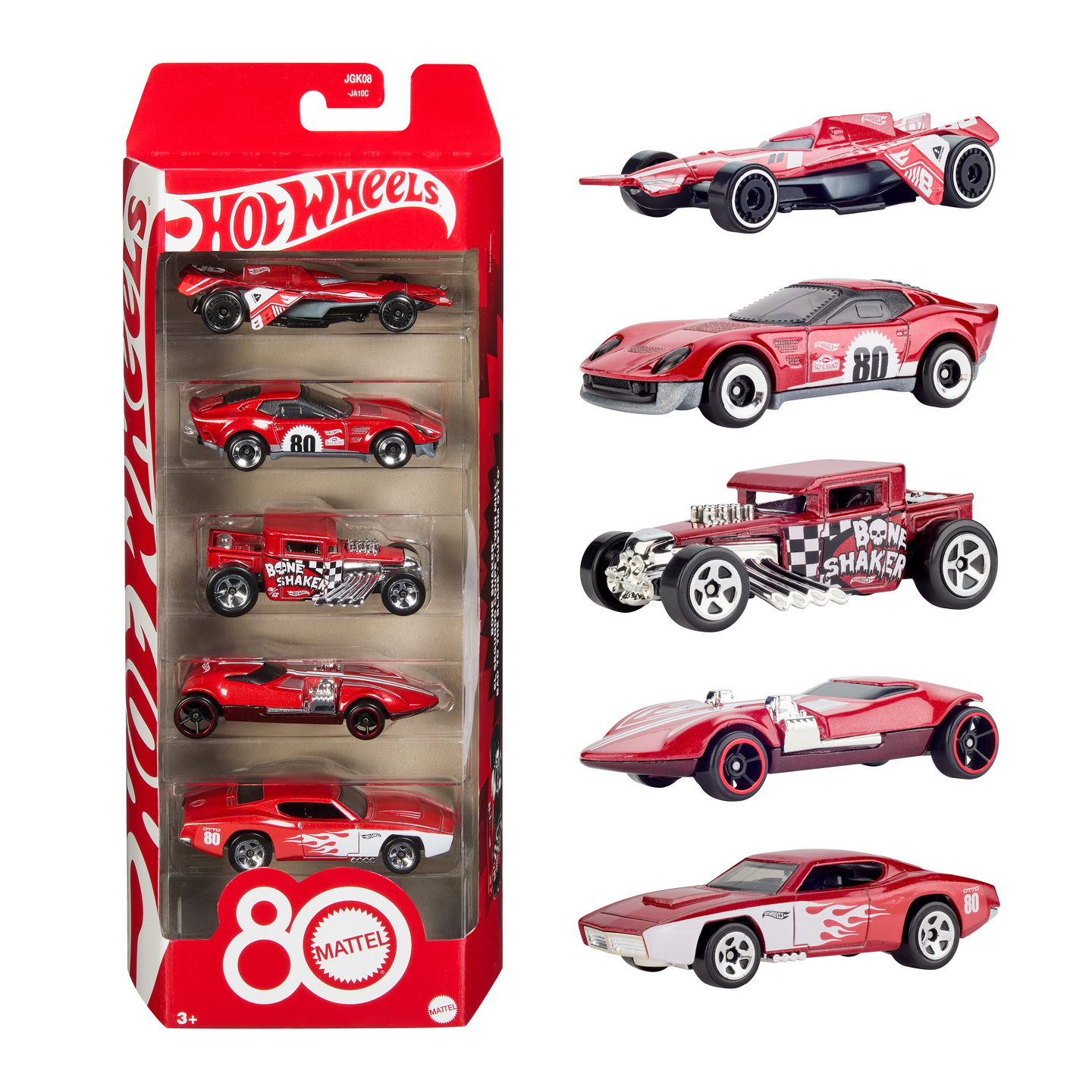 Hot Wheels -pikkuauto 5kpl Mattel 80 V