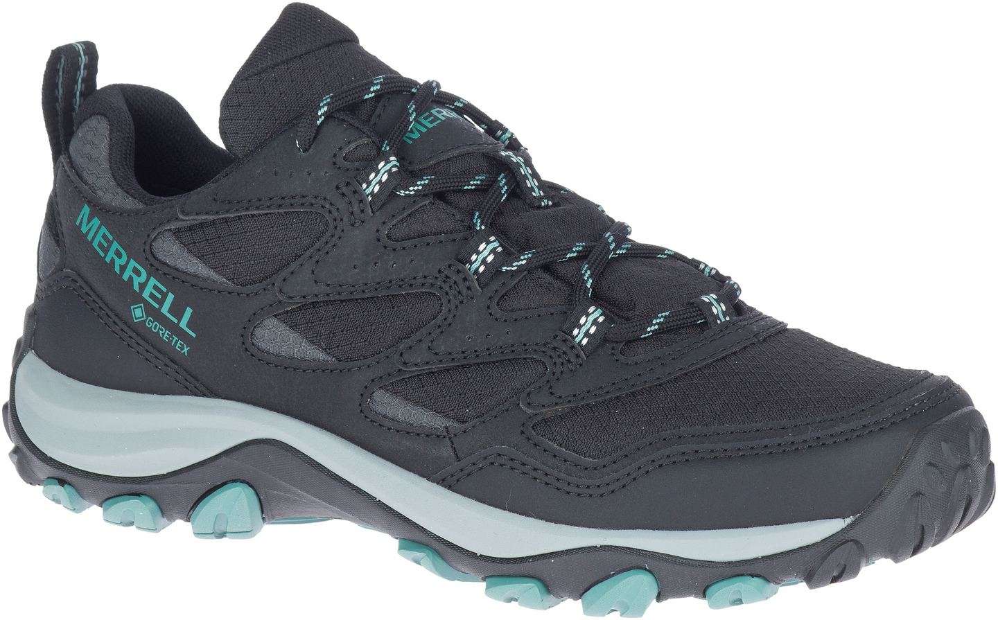 Merrell West Rim naisten GTX-kengät musta/vihreä