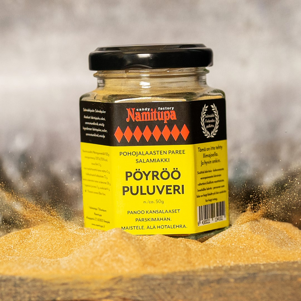Namitupa Pöyröö puluveri - salmiakkijauhe 50g