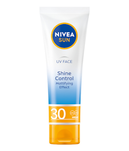 Nivea Sun aurinkosuojavoide kasvoille 50ml Face Shine Control Cream SK 30