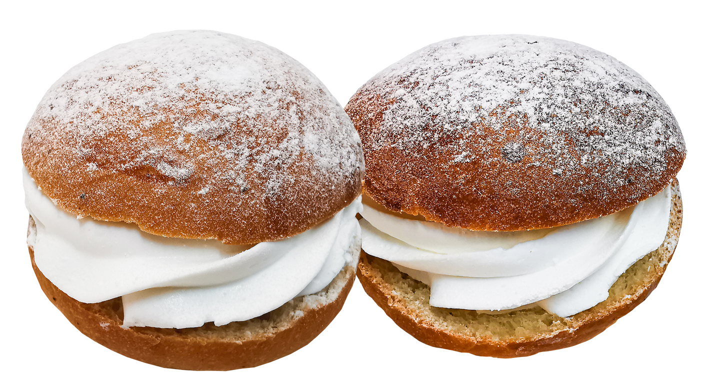 Elonen vege laskiaispulla 2kpl/160g