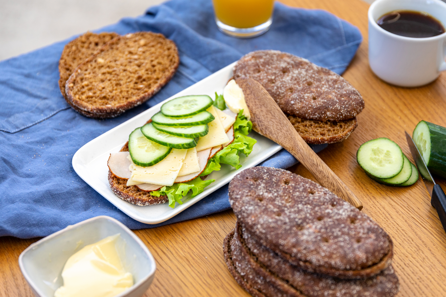 Fazer Puikula Jyväisä ruisherkku ruisleipä 6kpl/330g