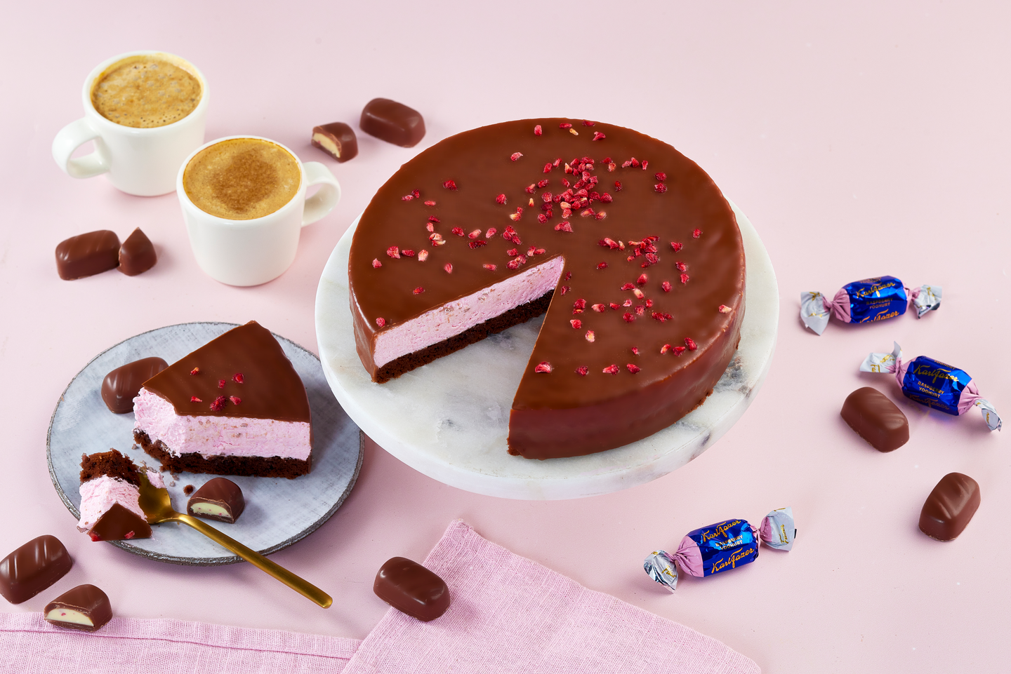 Fazer Vadelmajogurttikakku 400g kypsäpakaste