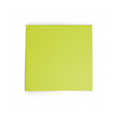 Softlin Basic lime lautasliina 24cm 2-krs 1/4 100kpl