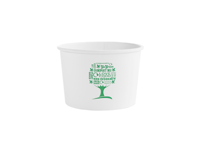 Vegware keittokulho GreenTree 450ml (16oz, 115-sarja) 25kpl