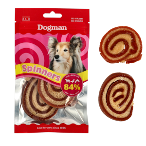 Dogman Spinners treat mix koiranherkku 34g