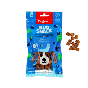 Dogman bug snack mustikka 80g