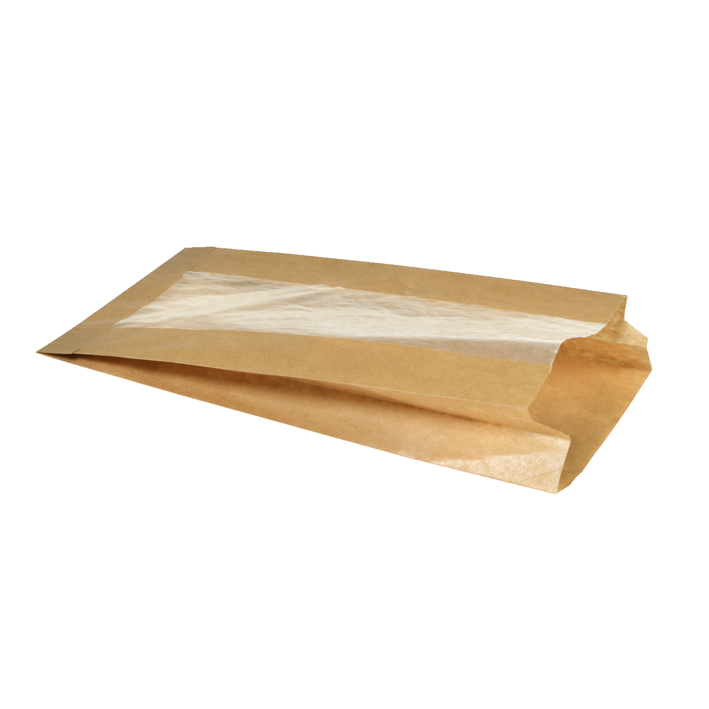 Biopak leipäpussi paperi/selluloosa 150x50x270mm 1000kpl