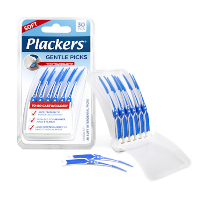 Plackers Gentle Picks Hammastikut 30 kpl