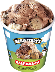 Ben&Jerry's jäätelö 465ml/406g half baked pa