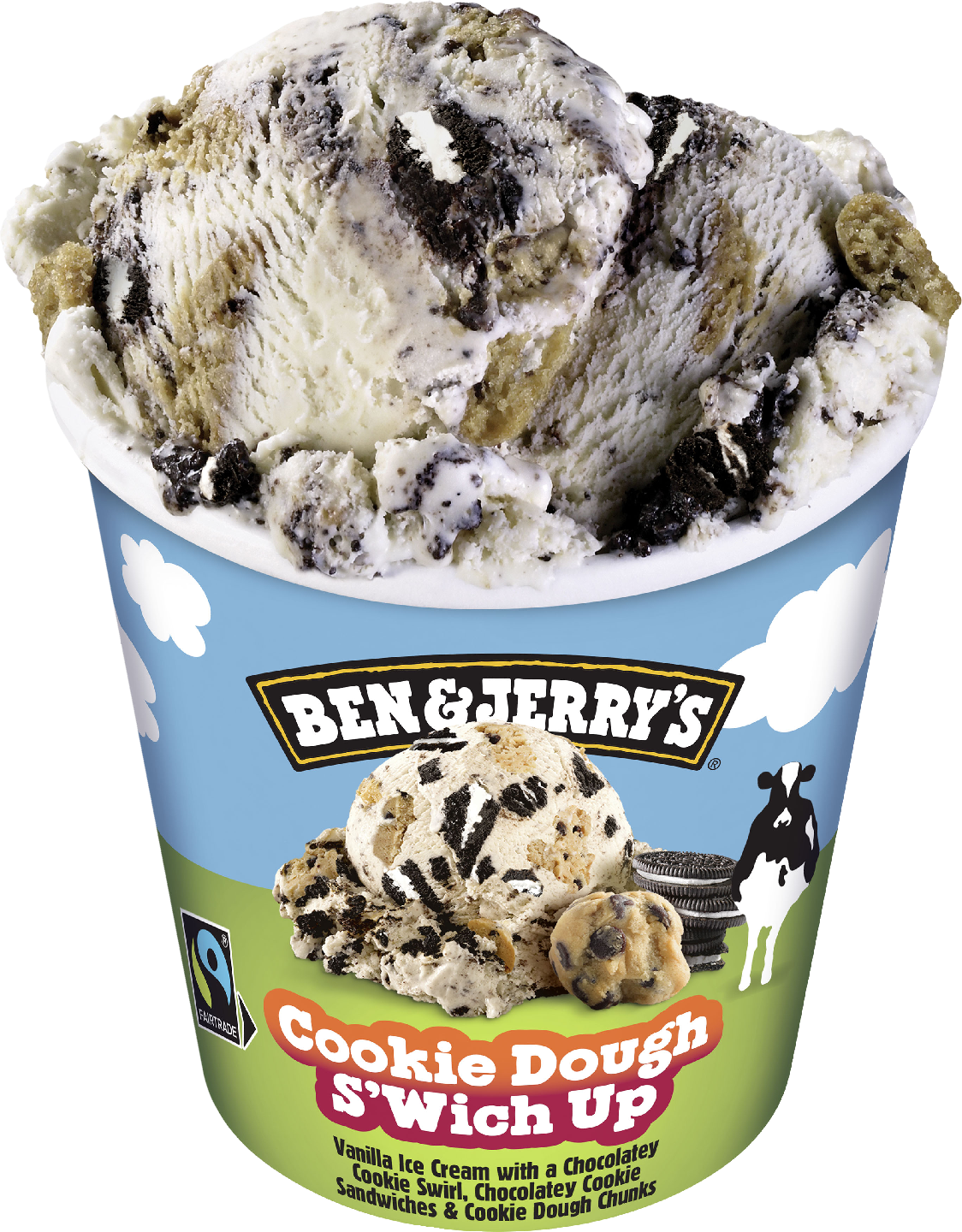 Ben & Jerry's jäätelö 465ml/404g Cookie Dough S'Wich Up