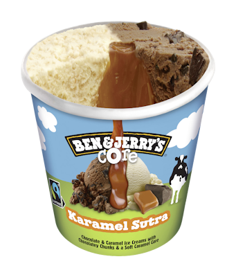 Ben & Jerry's jäätelö 465ml  Karamel Sutra Core