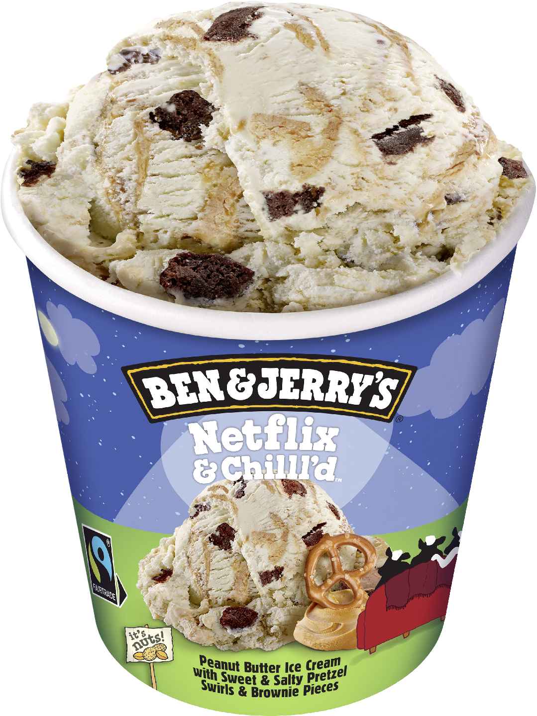Ben&Jerry's jäätelö 465ml/405g Netflix&Chilll'd