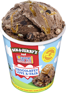 Ben & Jerry's Pint-jäätelö Chocolate Love A-Fair Caramel Sea Salt 465ml/402g