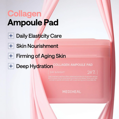 Mediheal Collagen Ampoule Pad hoitolaput 100kpl