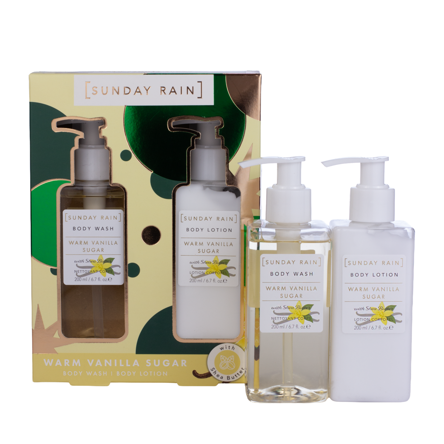 Sunday Rain Warm Vanilla Sugar Body DuoWarm Vanilla Sugar Body Duo