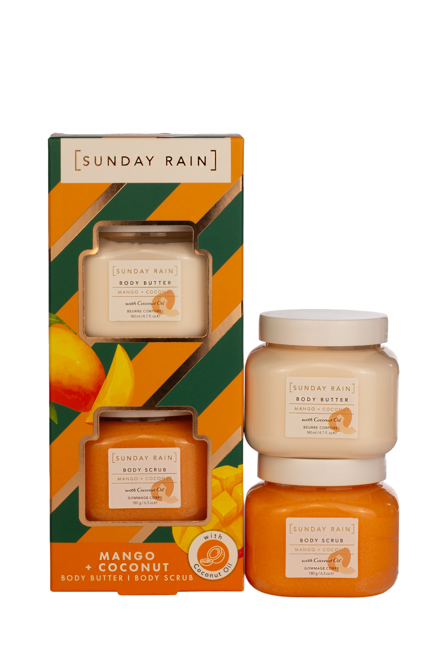 Sunday Rain Mango + Coconut Duo