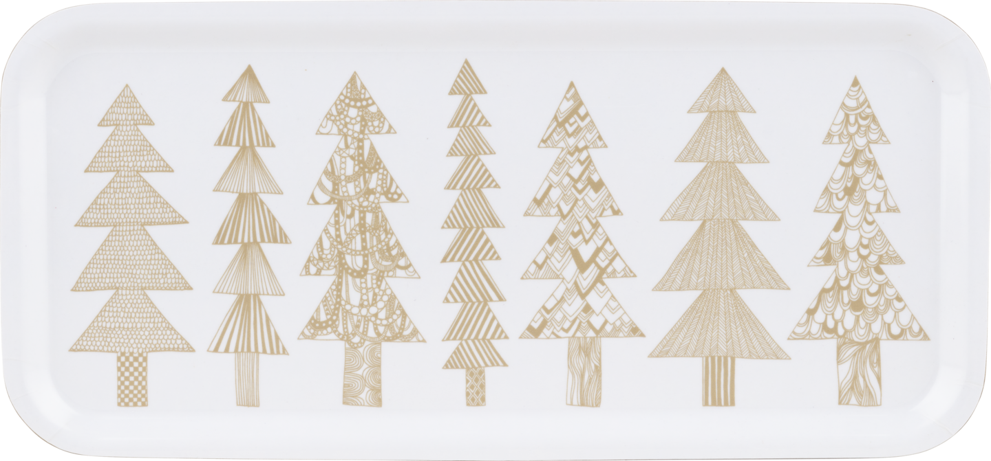 Marimekko Kuusikossa tarjotin 15 x 32 cm beige | K-Ruoka Verkkokauppa