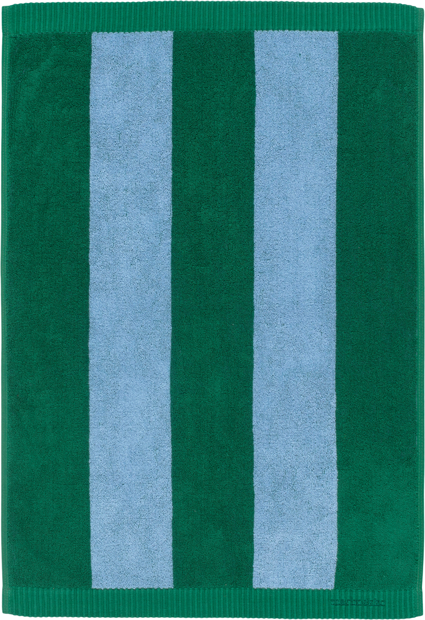 Marimekko Juhlaraita käsipyyhe 50x70 cm vihreä-sininen