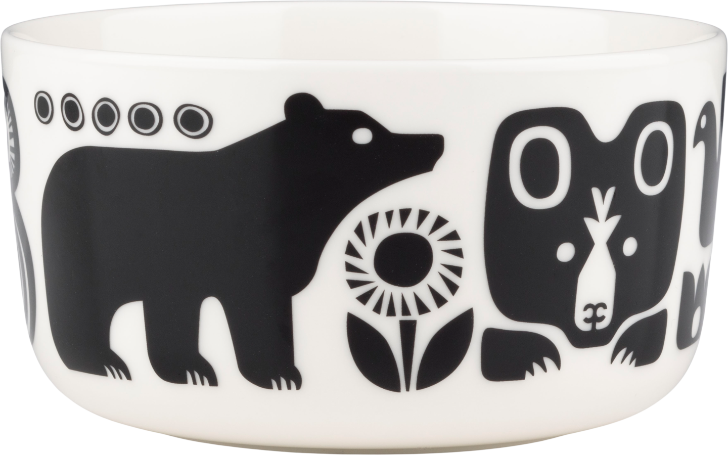Marimekko Kanteleen kutsu kulho 5 dl musta