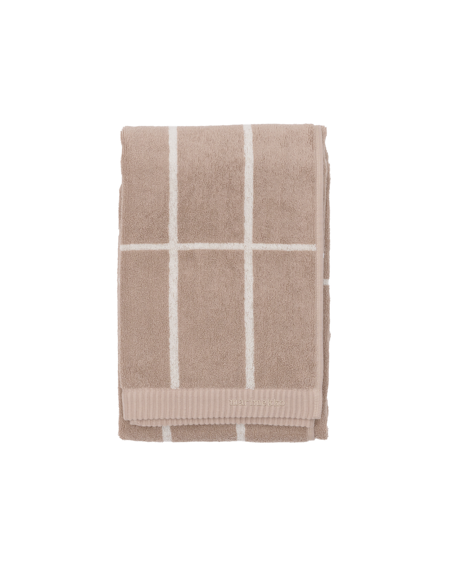 Marimekko Tiiliskivi kylpypyyhe 70x140 cm beige