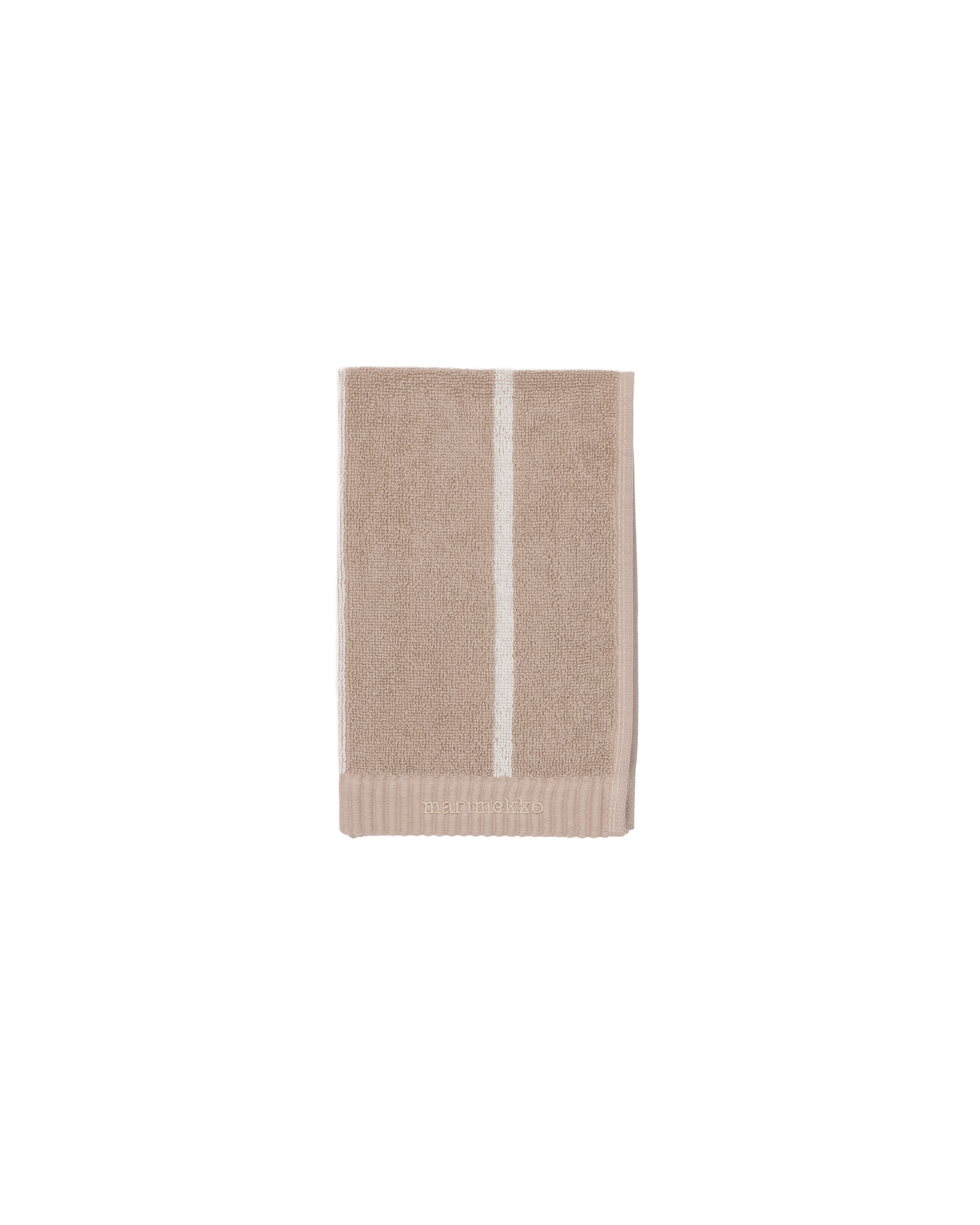Marimekko Tiiliskivi vieraspyyhe 30x50 cm beige