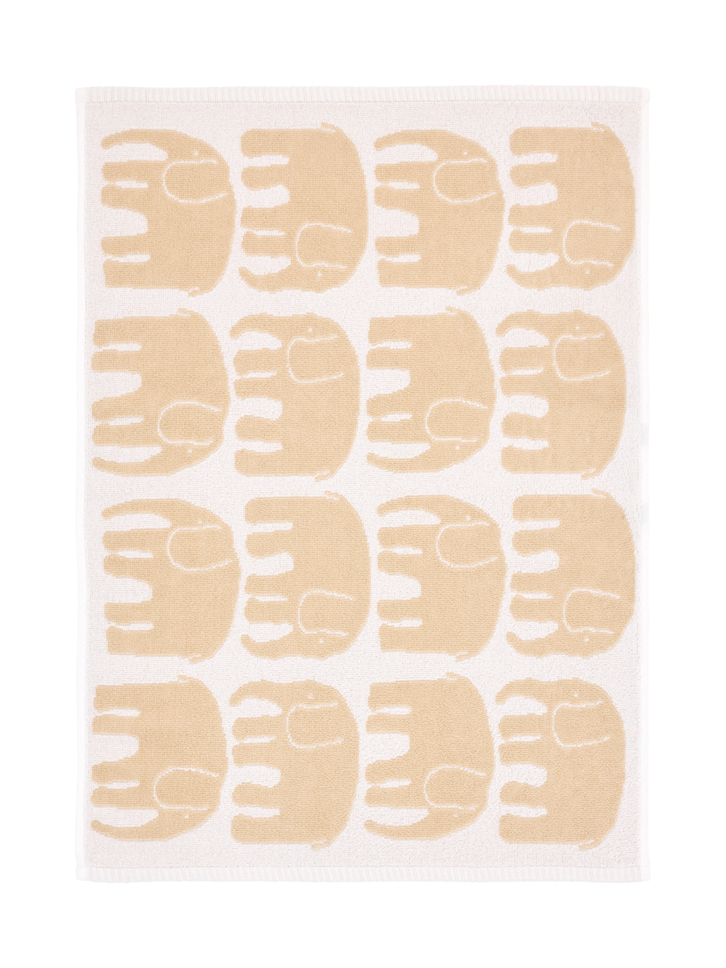 Finlayson Elefantti käsipyyhe 50x70 cm beige GOTS