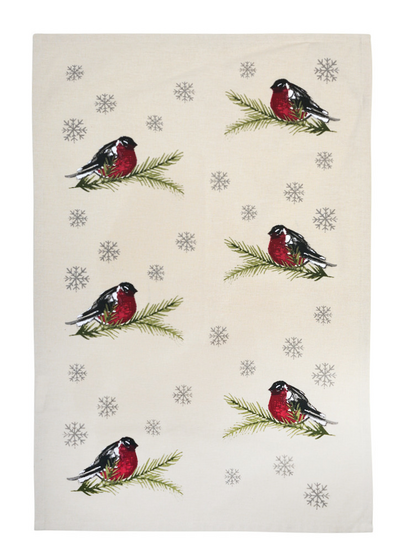 Hemtex 24h Punatulkku keittiöpyyhe 47x70 cm