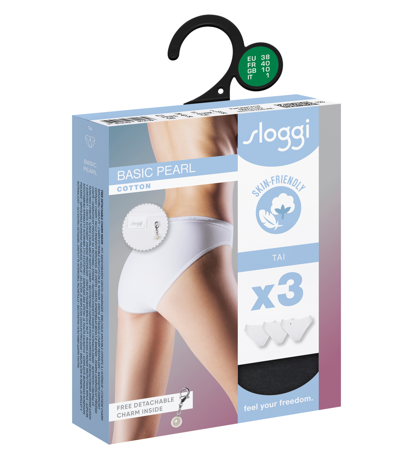 sloggi Basic H Pearl Tai 3kpl/pkt